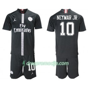 Paris Saint Germain Dres Neymar Jr 10 Jodan Crna Dječji Treći 2018/19 Kratkih Rukava